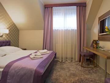 Фото номера Улучшенный номер-студио с 2 спальнями Отель Jamrozowa Polana Hotel &amp; Browar г. Душники-Здруй 4